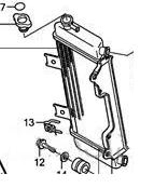 Hovedbilde Original Honda CRF250R Høyre Radiator -09